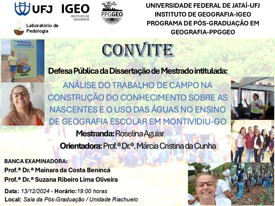 Convite de defesa Roselina Aguiar