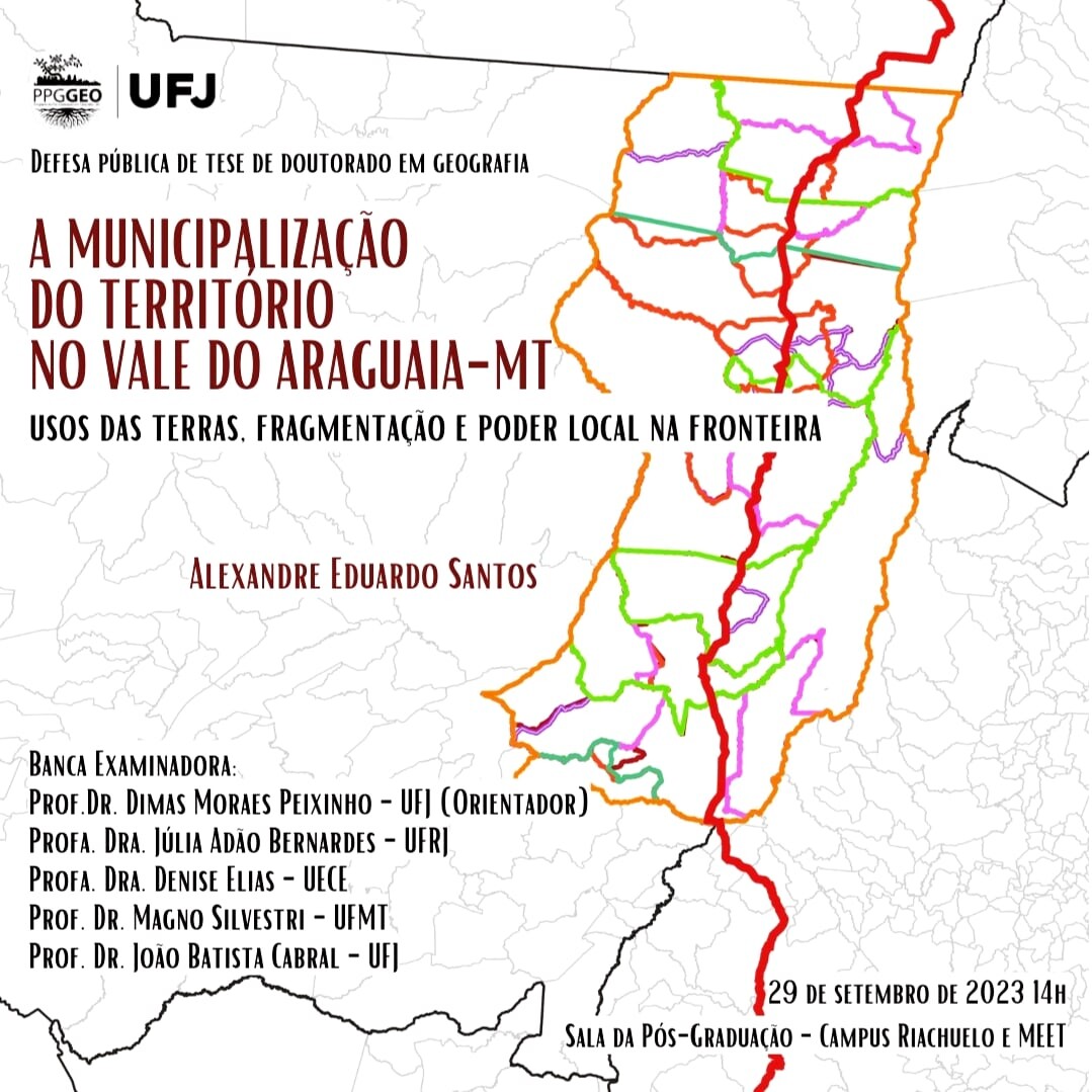 Convite - Defesa de Tese Alexandre Eduardo Santos