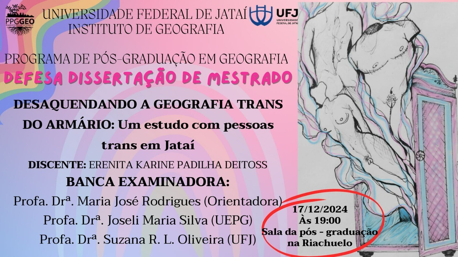 Convite de defesa Erenita Karine