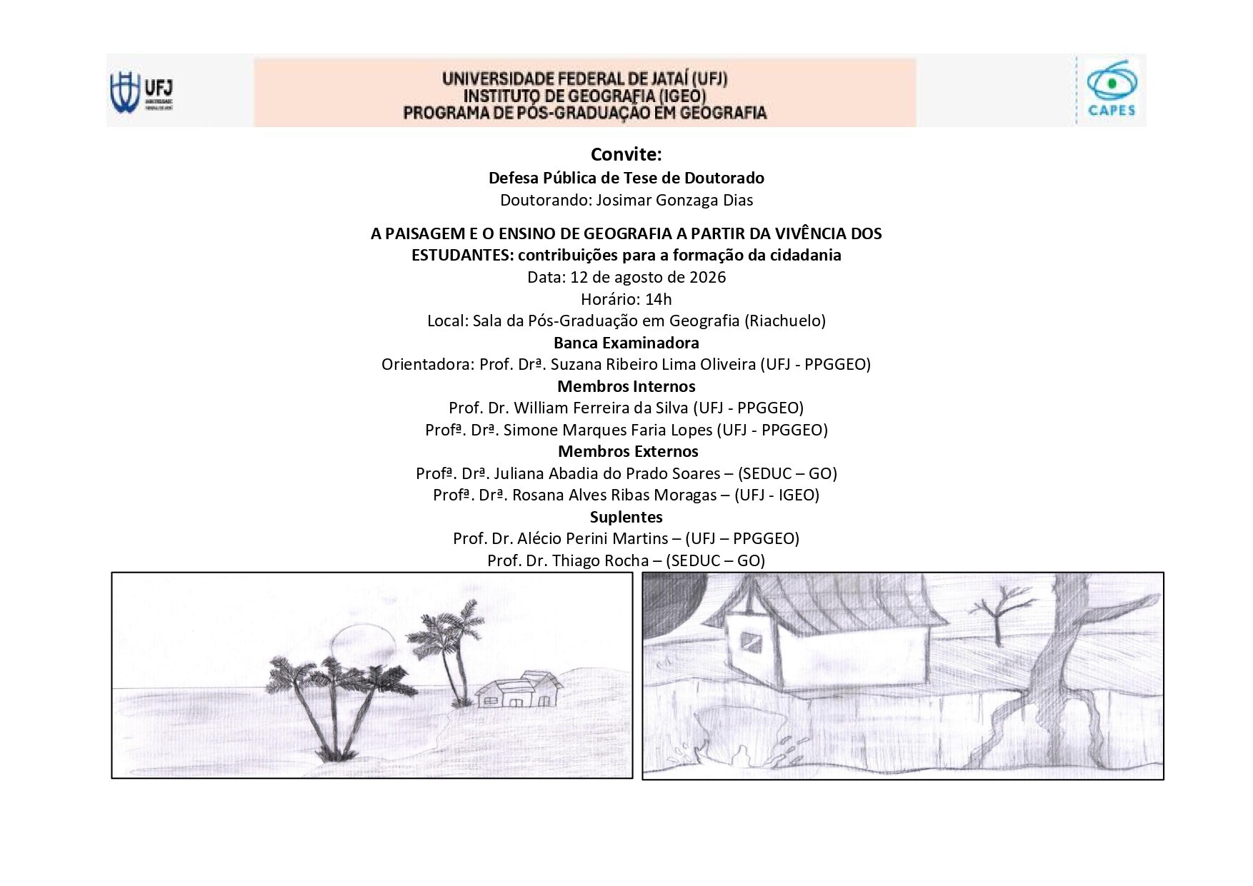 Convite Defesa de Tese - Josimar Gonzaga