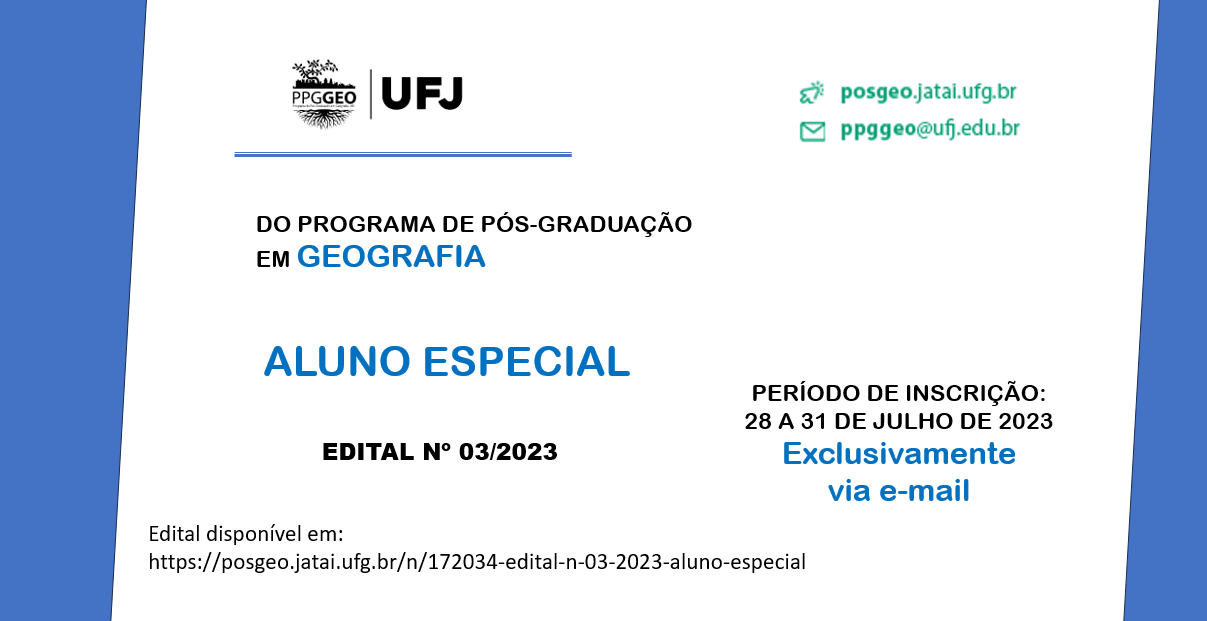 Folder Aluno Especial
